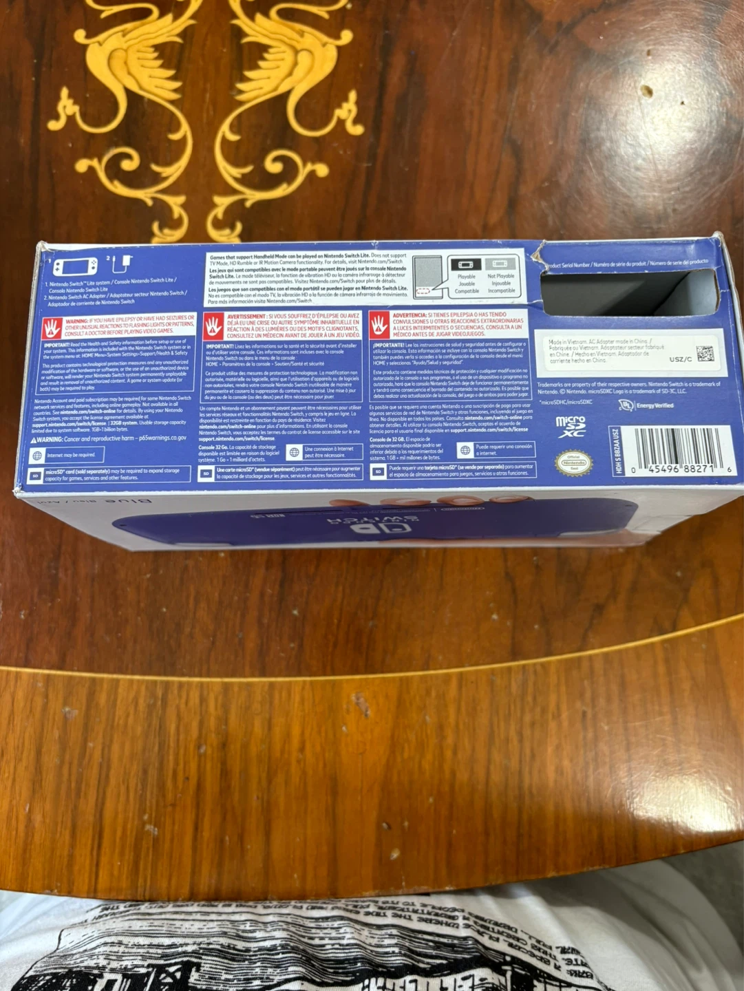 Nintendo Switch Lite - Blue BOX ONLY - photo 4