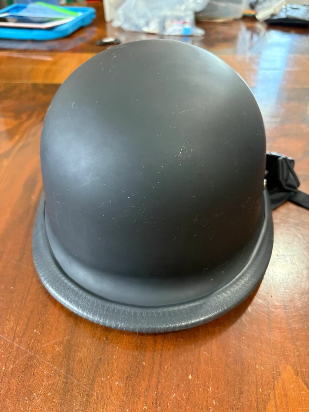 Black DOT Motorcycle Helmet - photo 4
