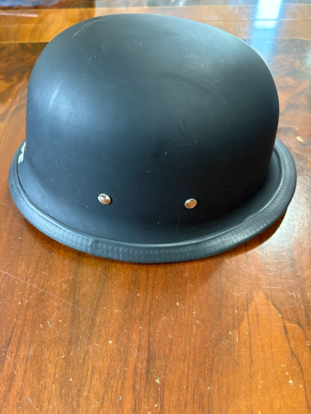 Black DOT Motorcycle Helmet - photo 3