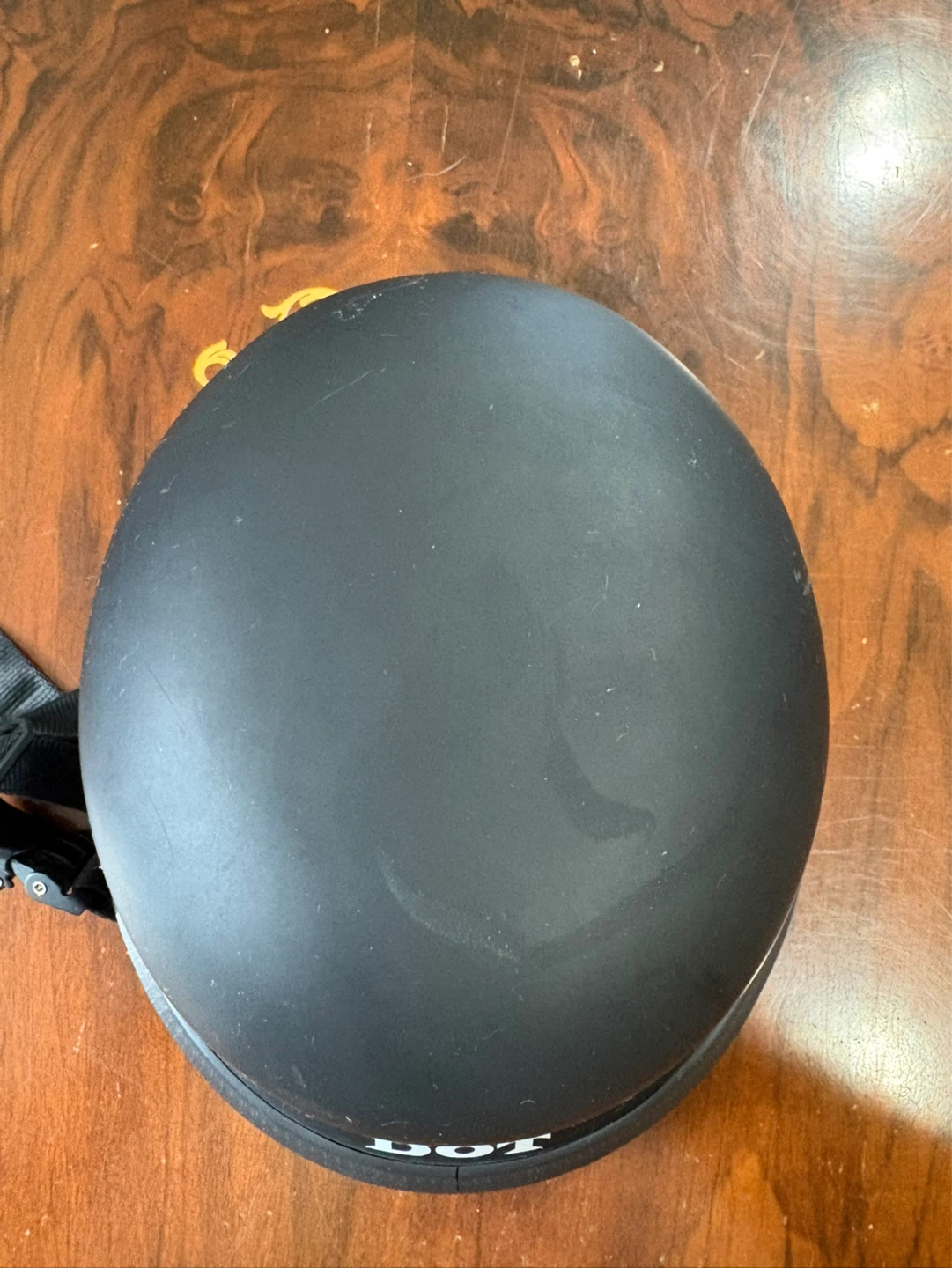 Black DOT Motorcycle Helmet - photo 2