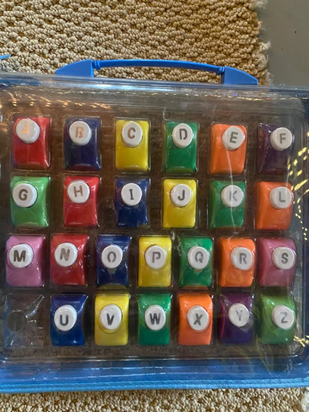 Alphabet Stampers in Carrying Case