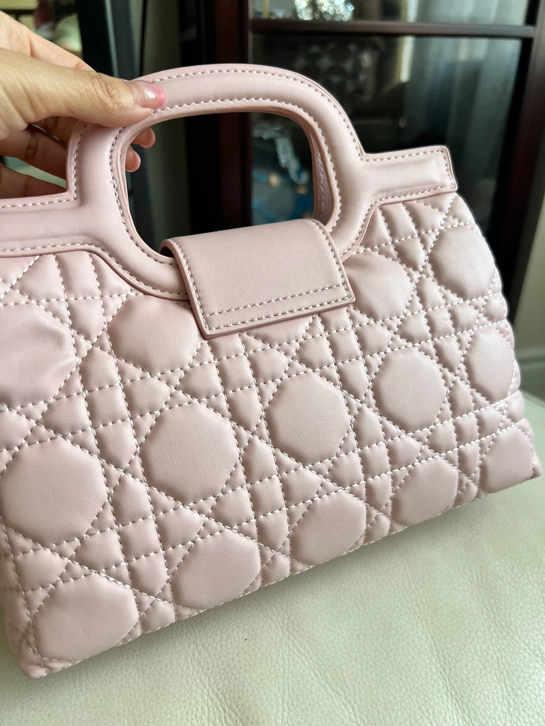 Pink Quilted Handbag - photo 2