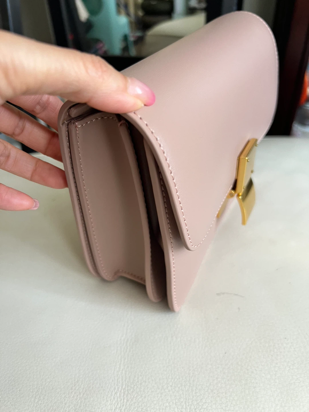 Pink Leather Shoulder Bag - photo 2