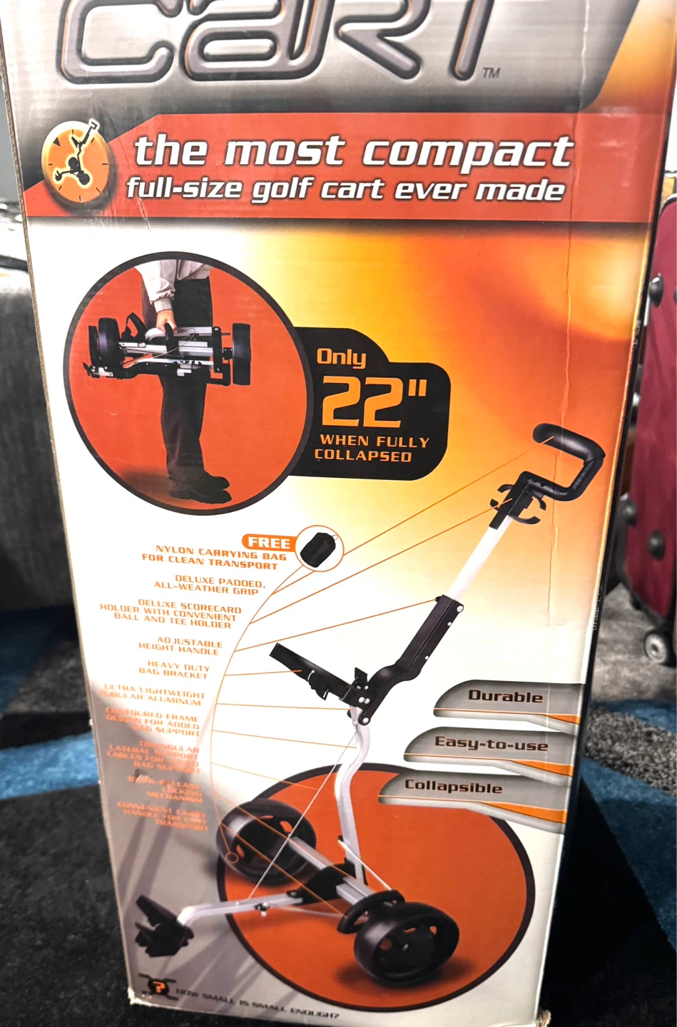 Full Size Golf Cart only 22” for Sale