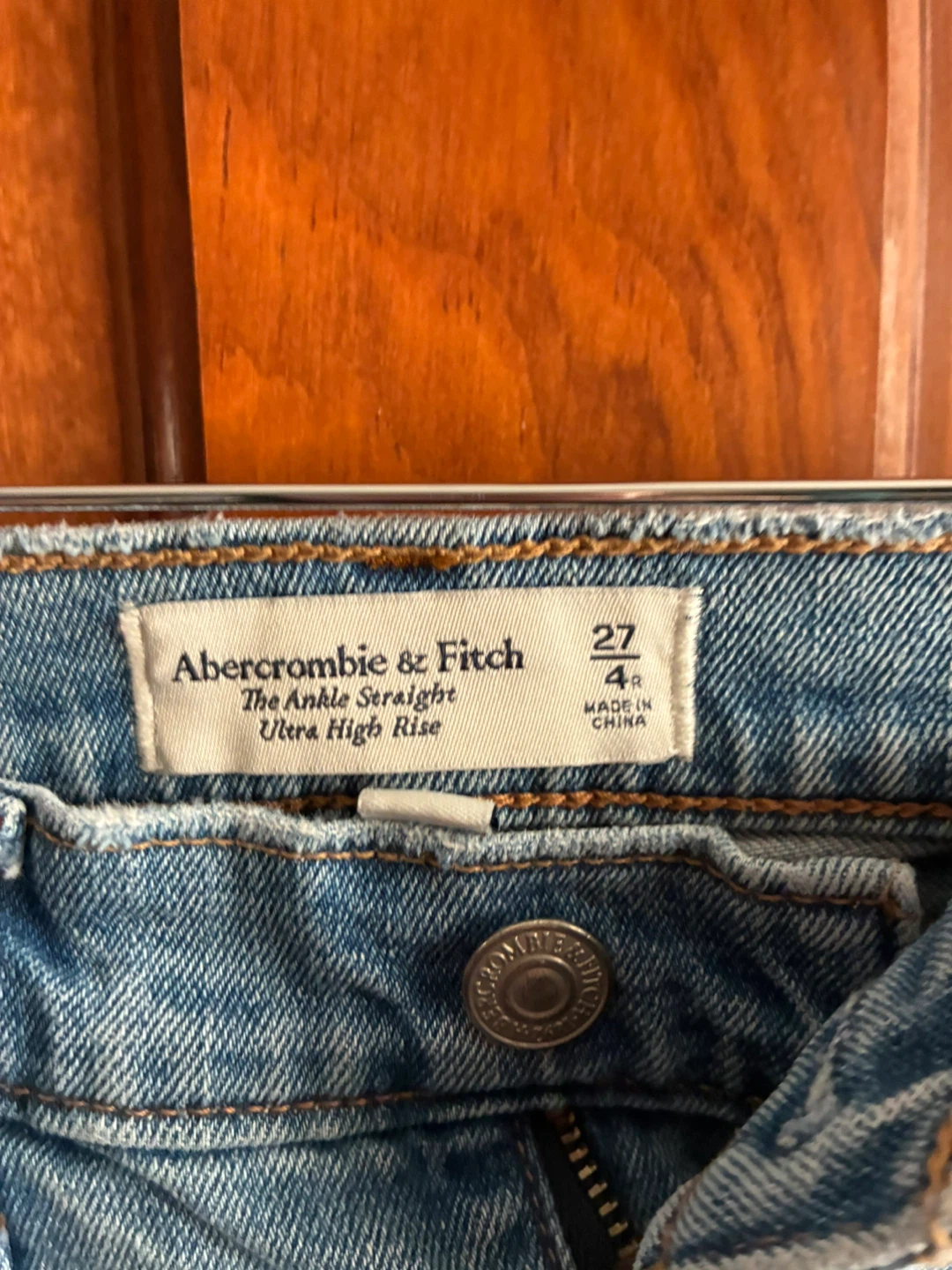 Abercrombie & Fitch The Ankle Straight Ultra High Rise Jeans - photo 3