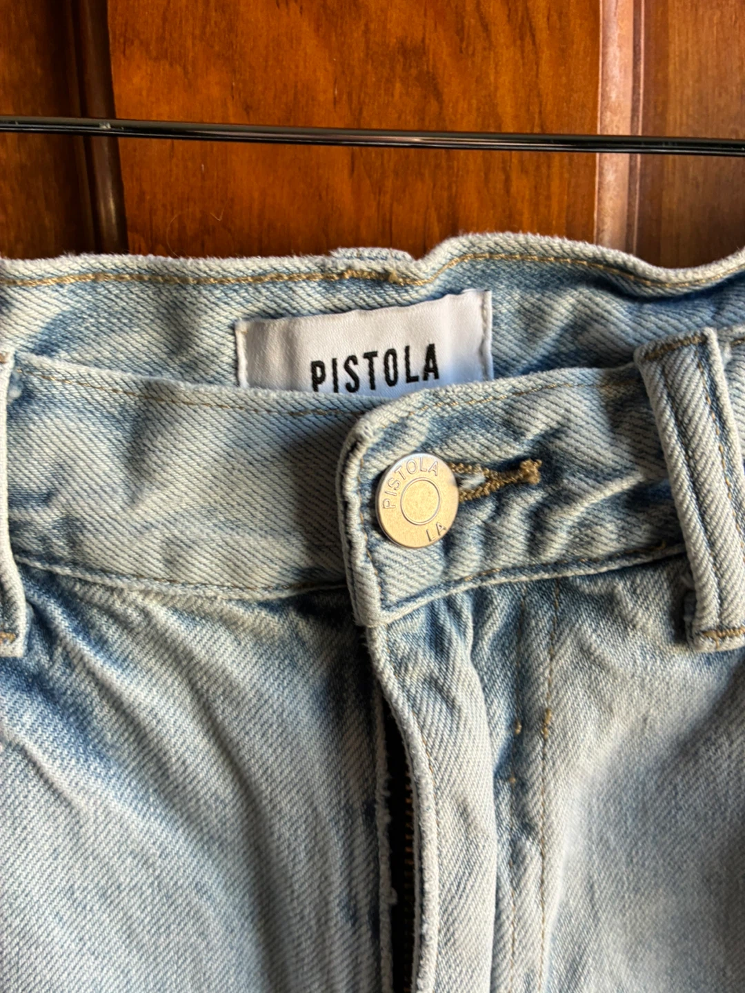 Pistola Distressed Light Wash Jeans
