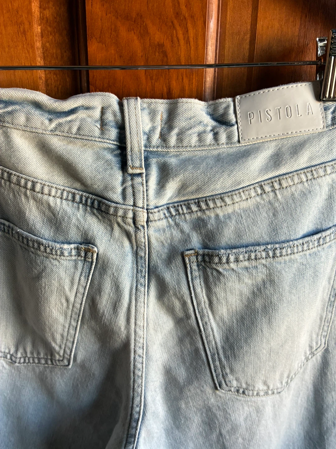 Pistola Distressed Light Wash Jeans - photo 3