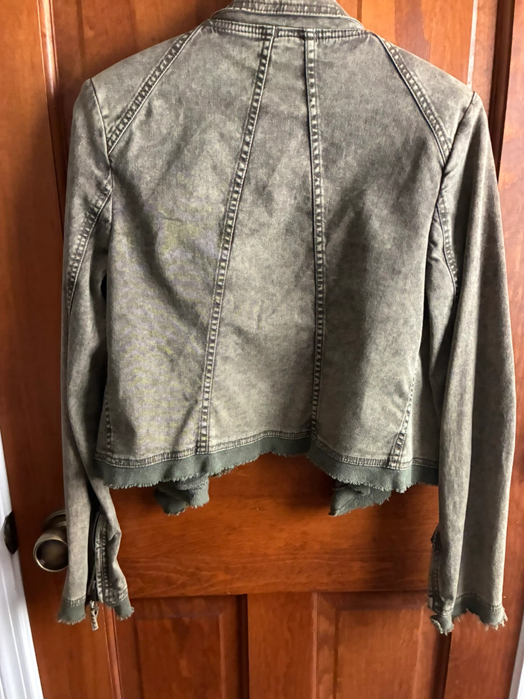 Free People Washed Military Style Jacket - photo 4