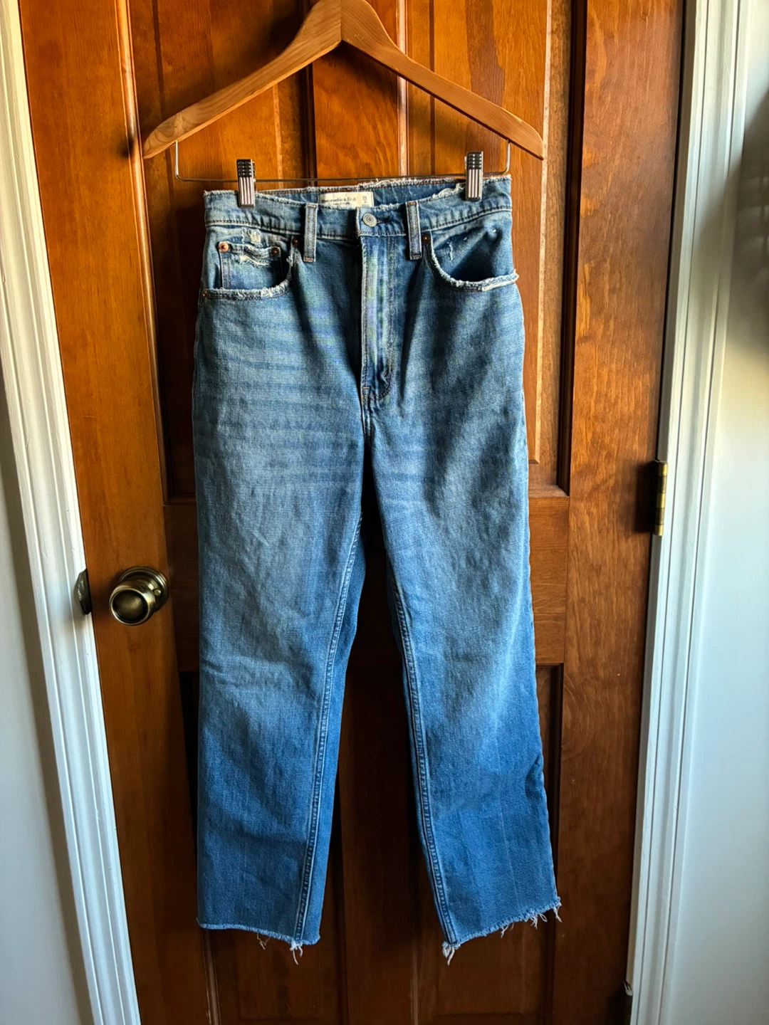 Abercrombie & Fitch The Ankle Straight Ultra High Rise Jeans - photo 2