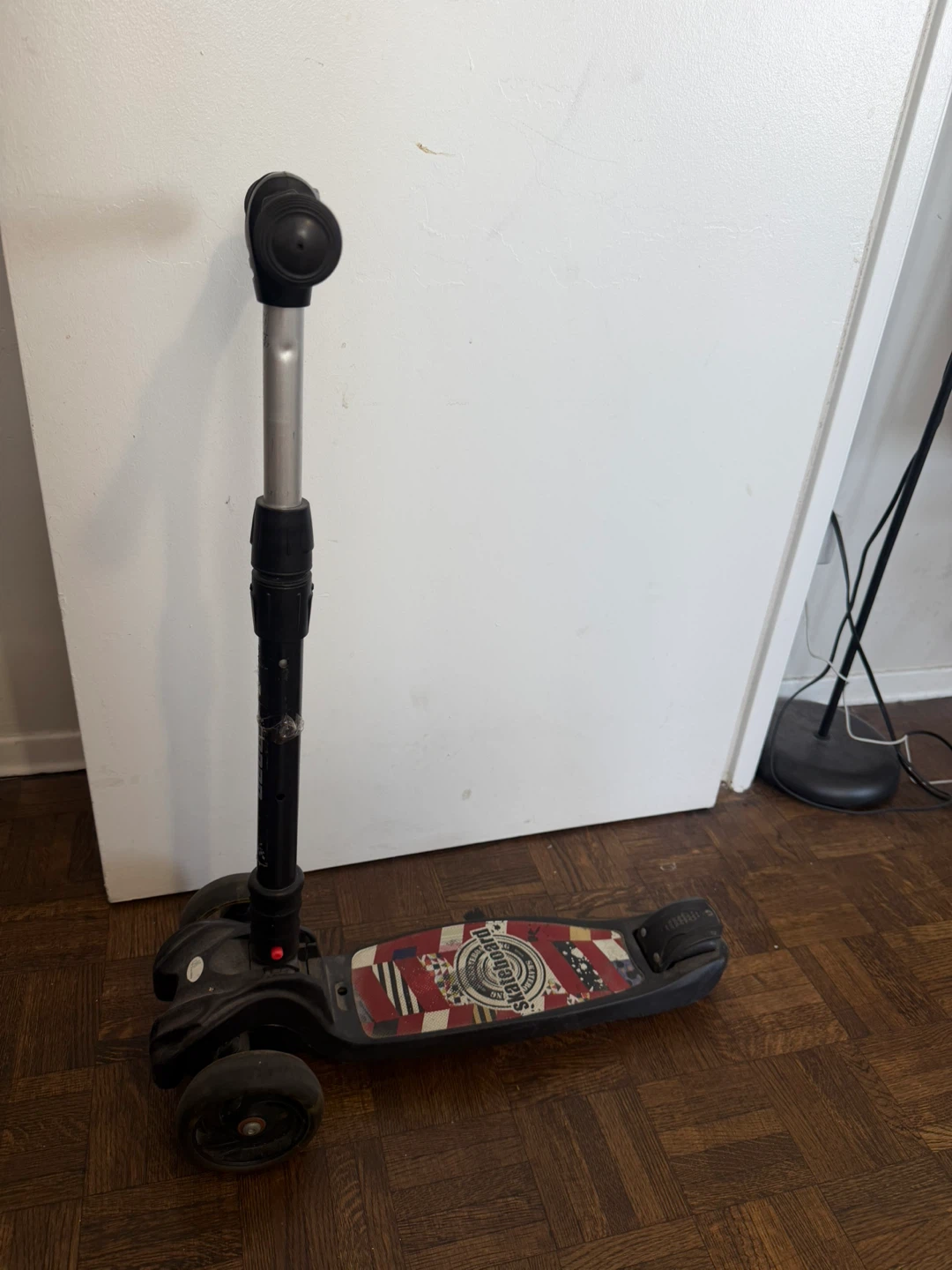 3-Wheel Scooter with American Flag Decal
