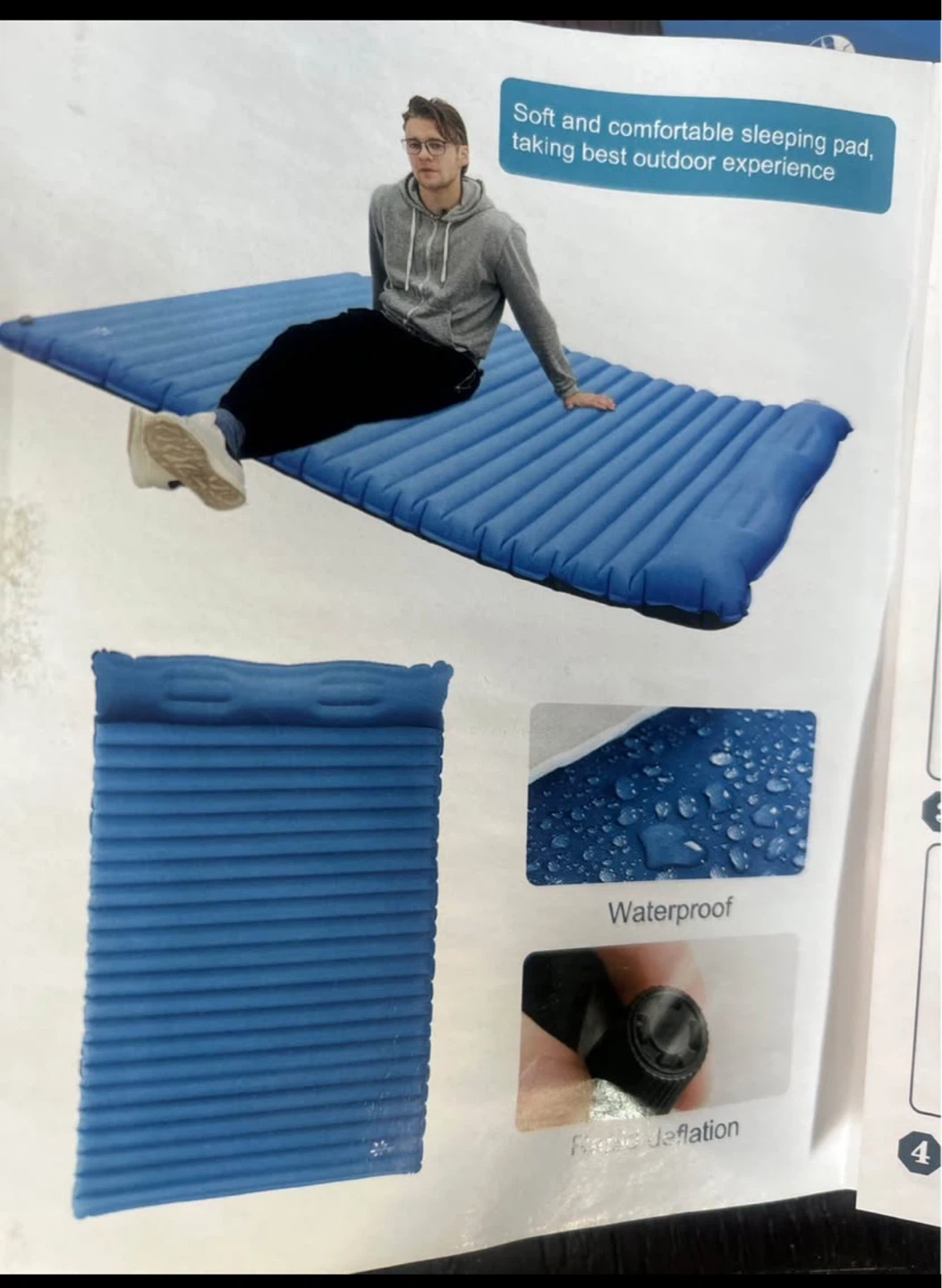 Queen sleeping camping pads and Twin Air Mattress