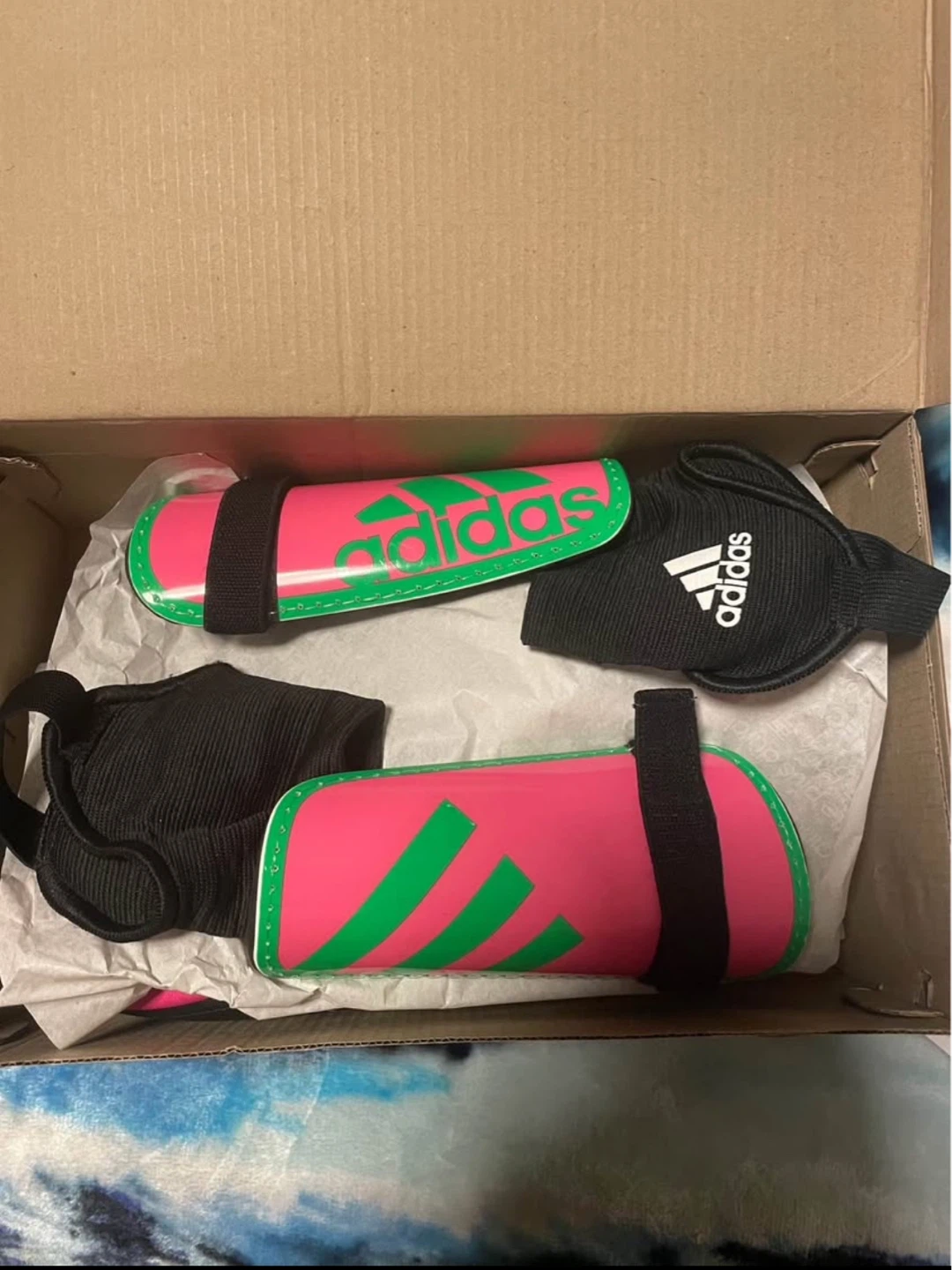 Soccer Cleats & Shin Guards - Size 7 - photo 3