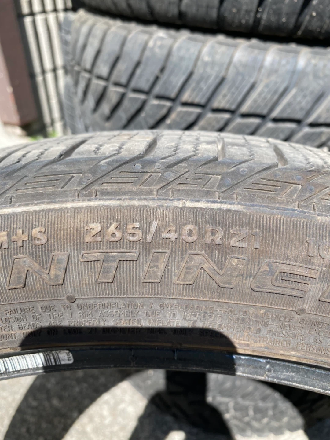Set of 4….Continental CrossContact LX Sport Tire - photo 2