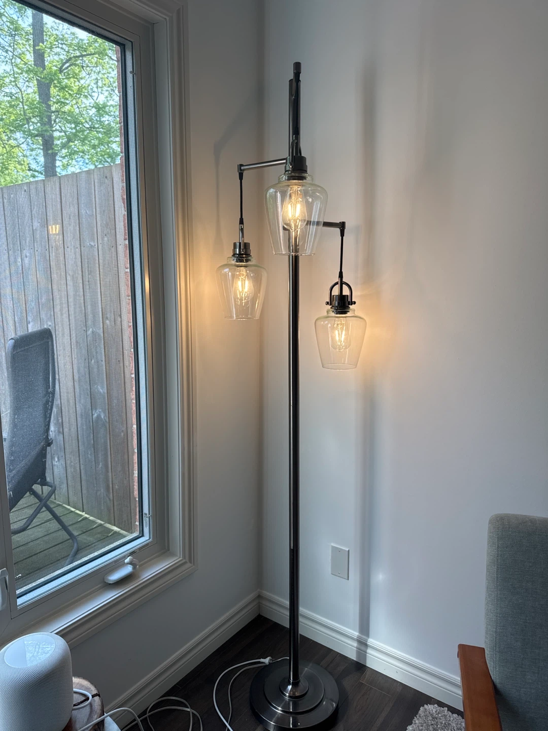 3 lightbulb stand modern rustic lamp