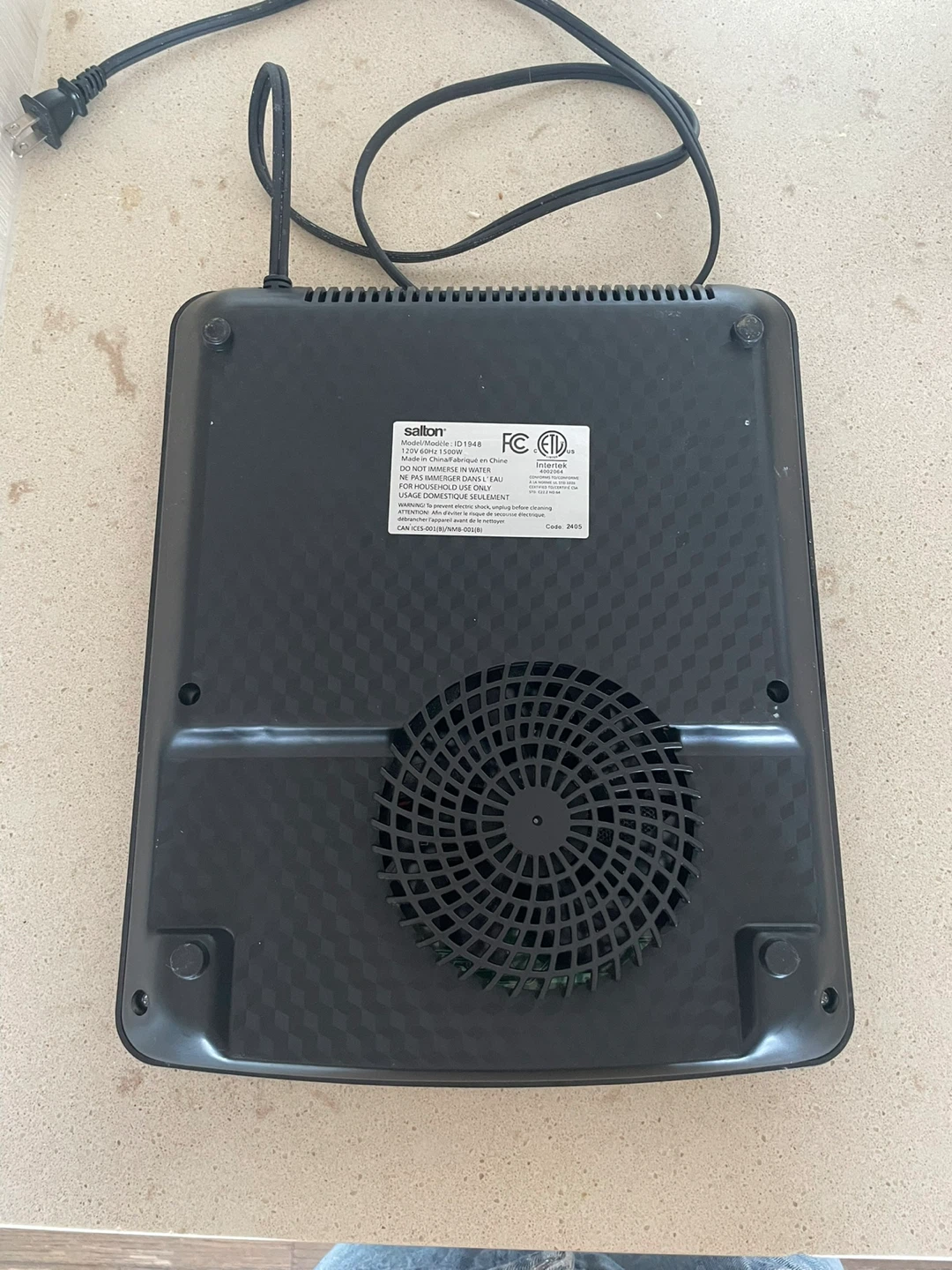 Salton Induction Cooktop - photo 3