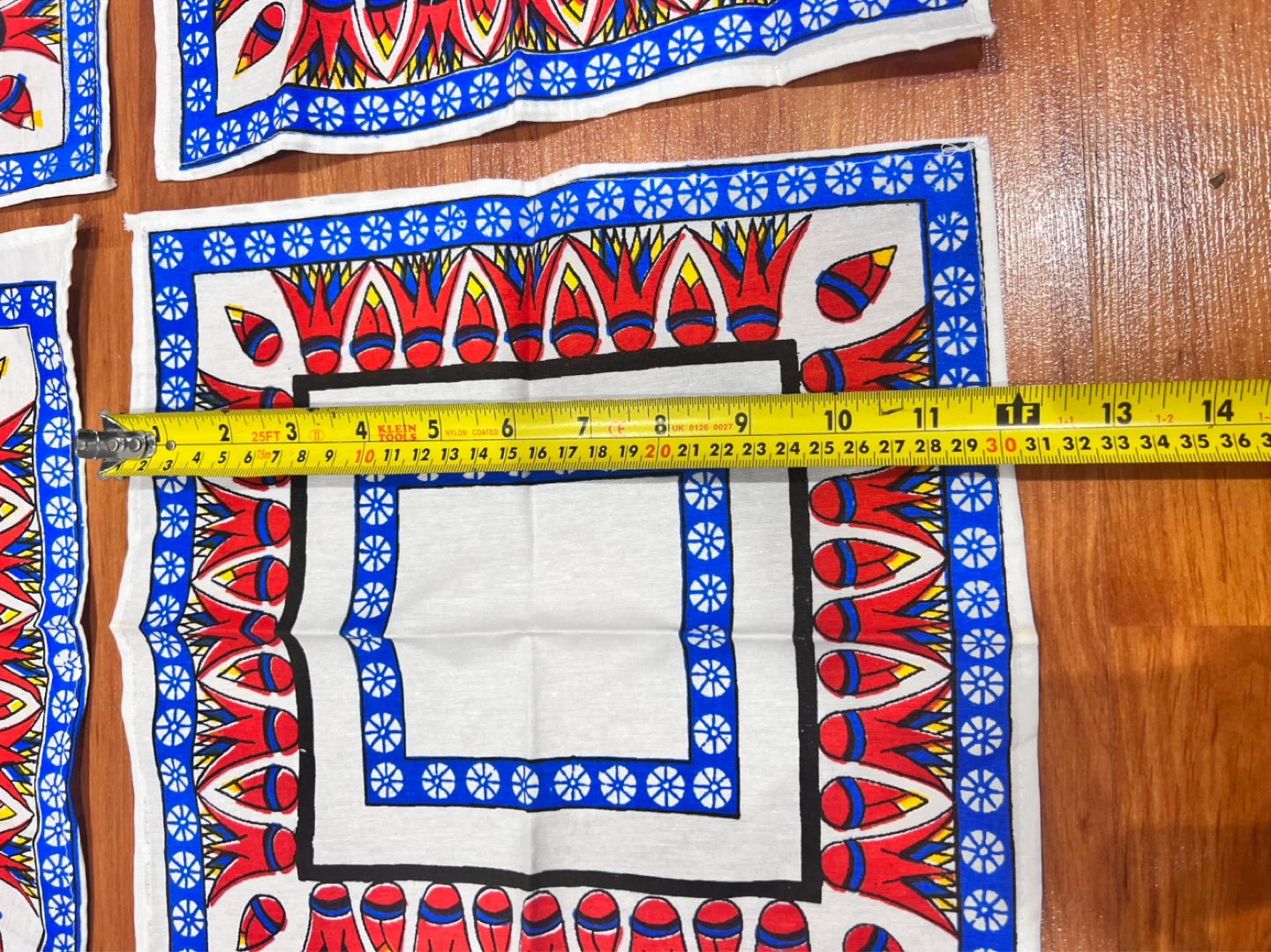 Six Egyptian-Themed Cotton Napkins - photo 3