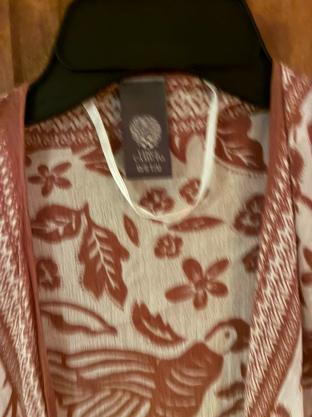 Vince Camuto Kimono - Red Bird Floral Print - photo 2