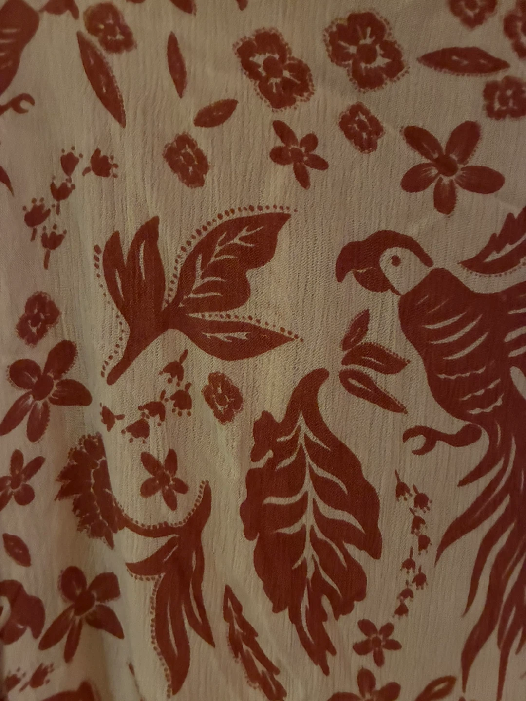 Vince Camuto Kimono - Red Bird Floral Print - photo 4