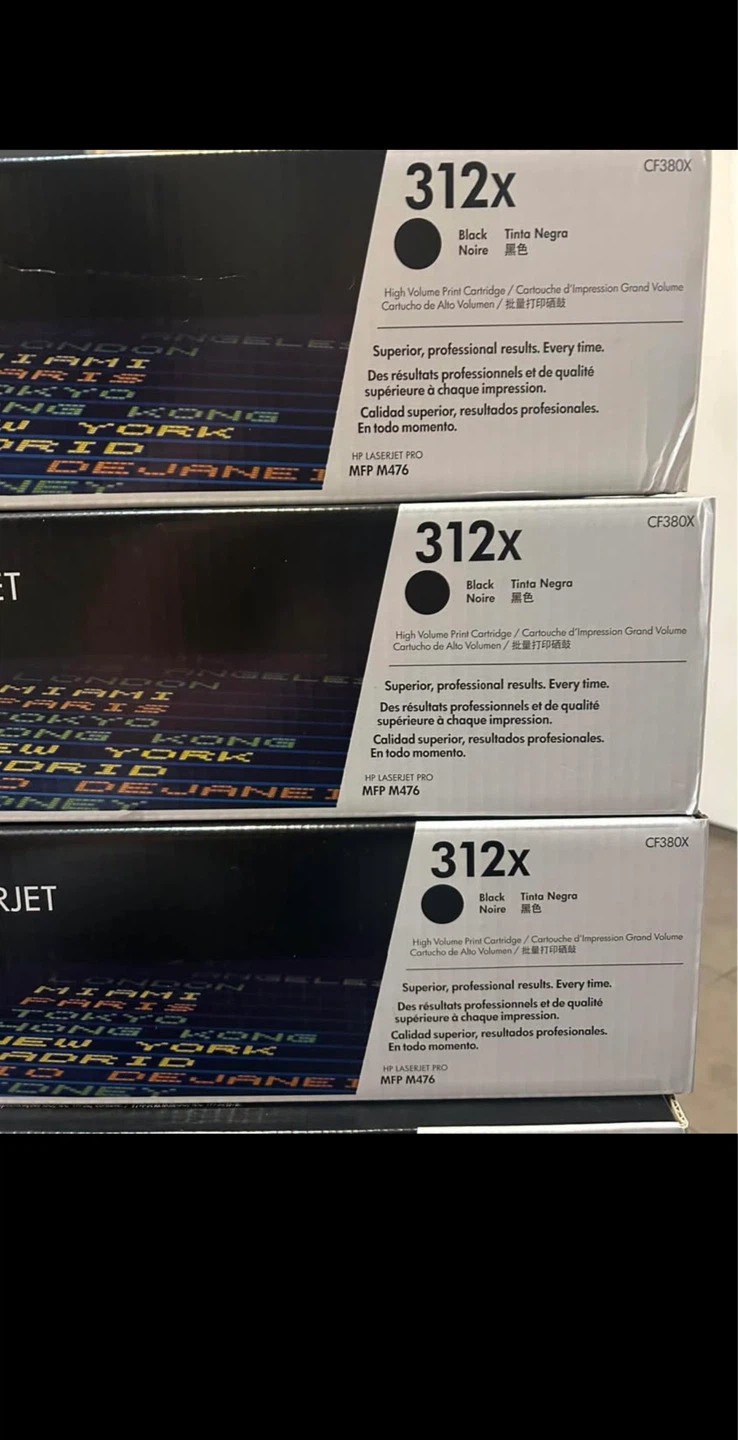 HP 312X (CF380X) Black High Yield LaserJet Toner Cartridge