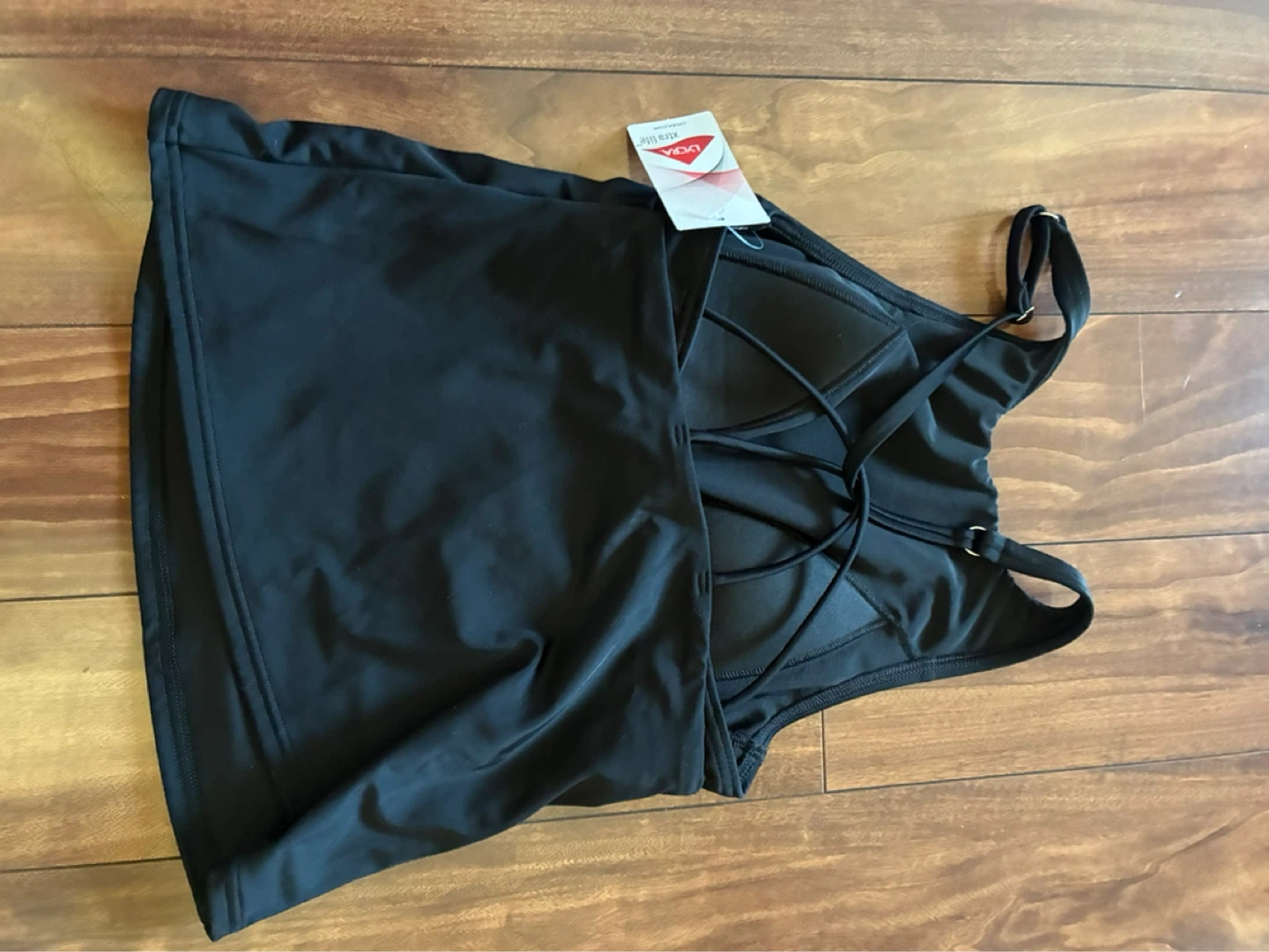 New Lands End Tankini Top Black - photo 2