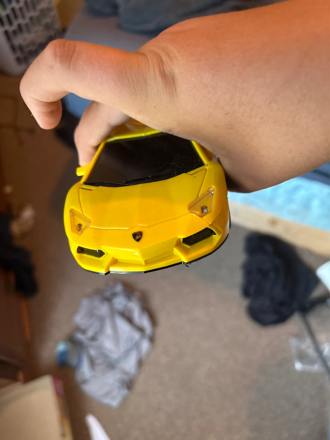 Yellow Lamborghini Remote Control Car Toy