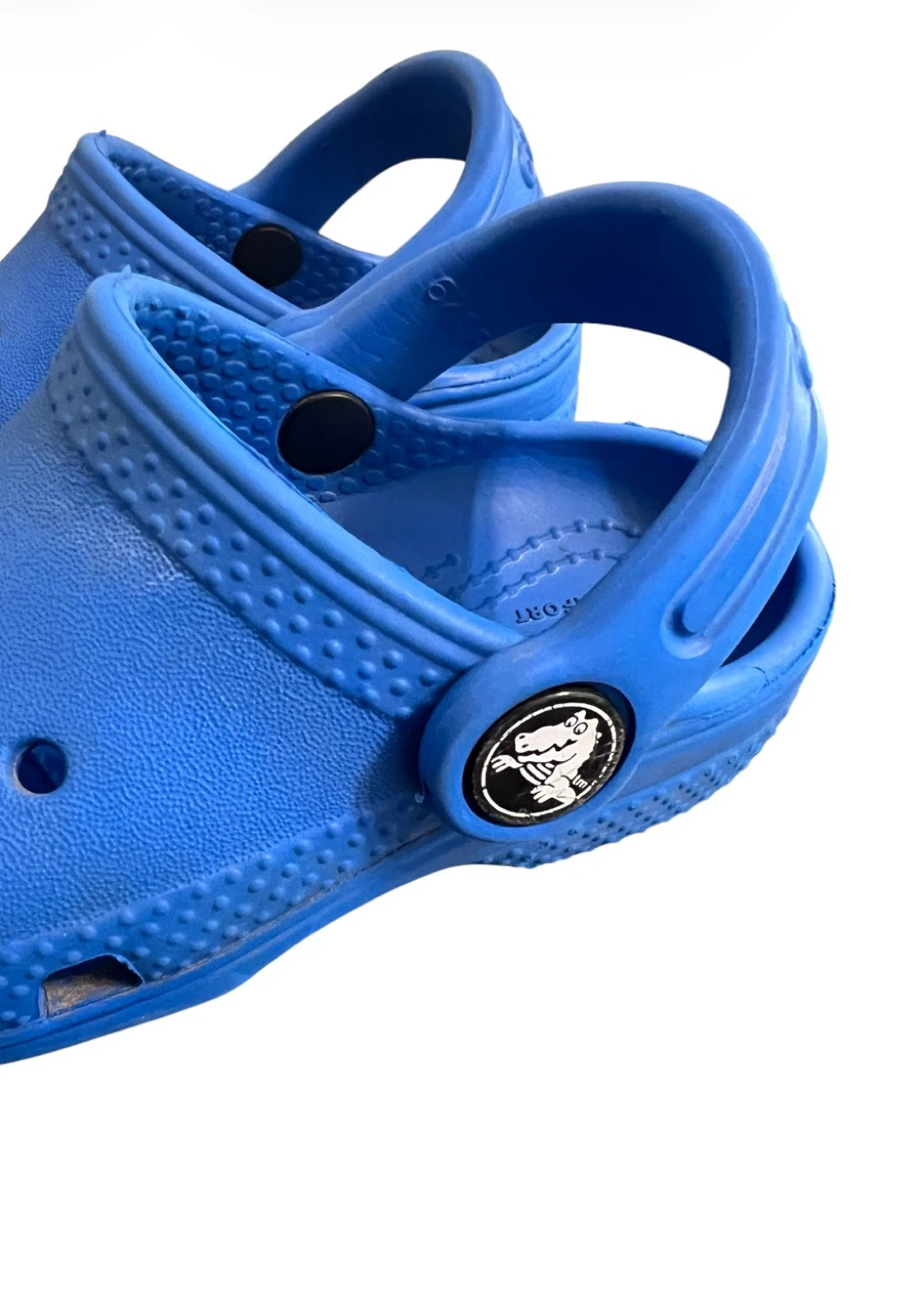 Crocs Classic Clogs Toddler Size C6 Blue – Like New - photo 5