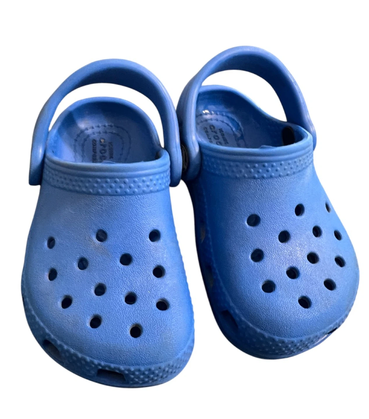Crocs Classic Clogs Toddler Size C6 Blue – Like New - photo 2