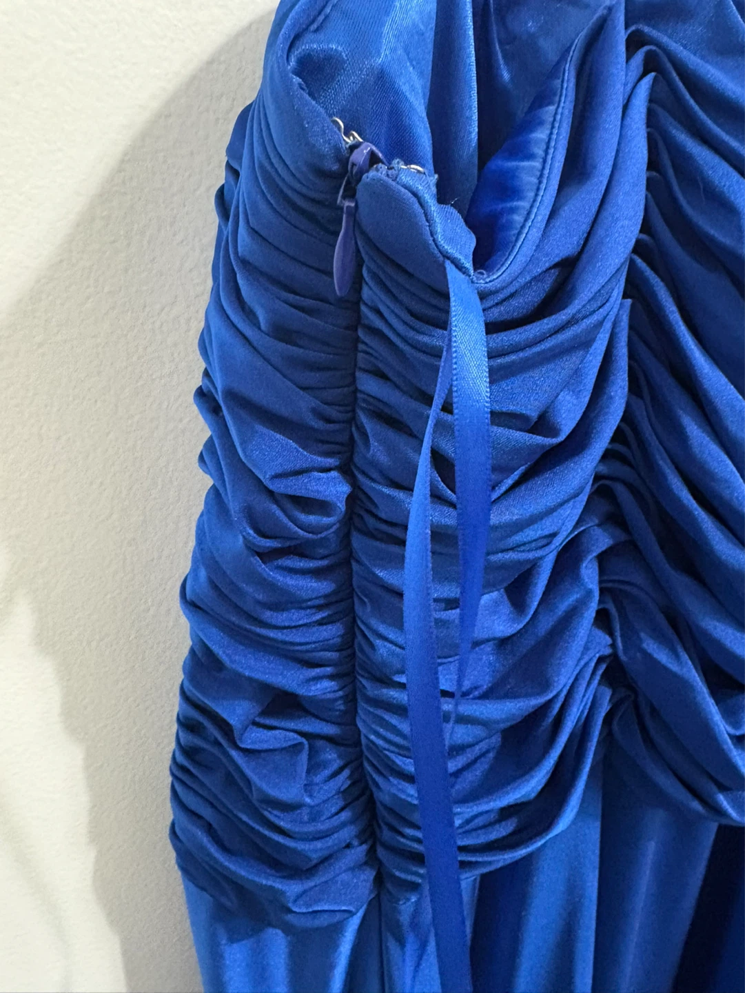 Fiesta Royal Blue Ruched Dress XXL - photo 5