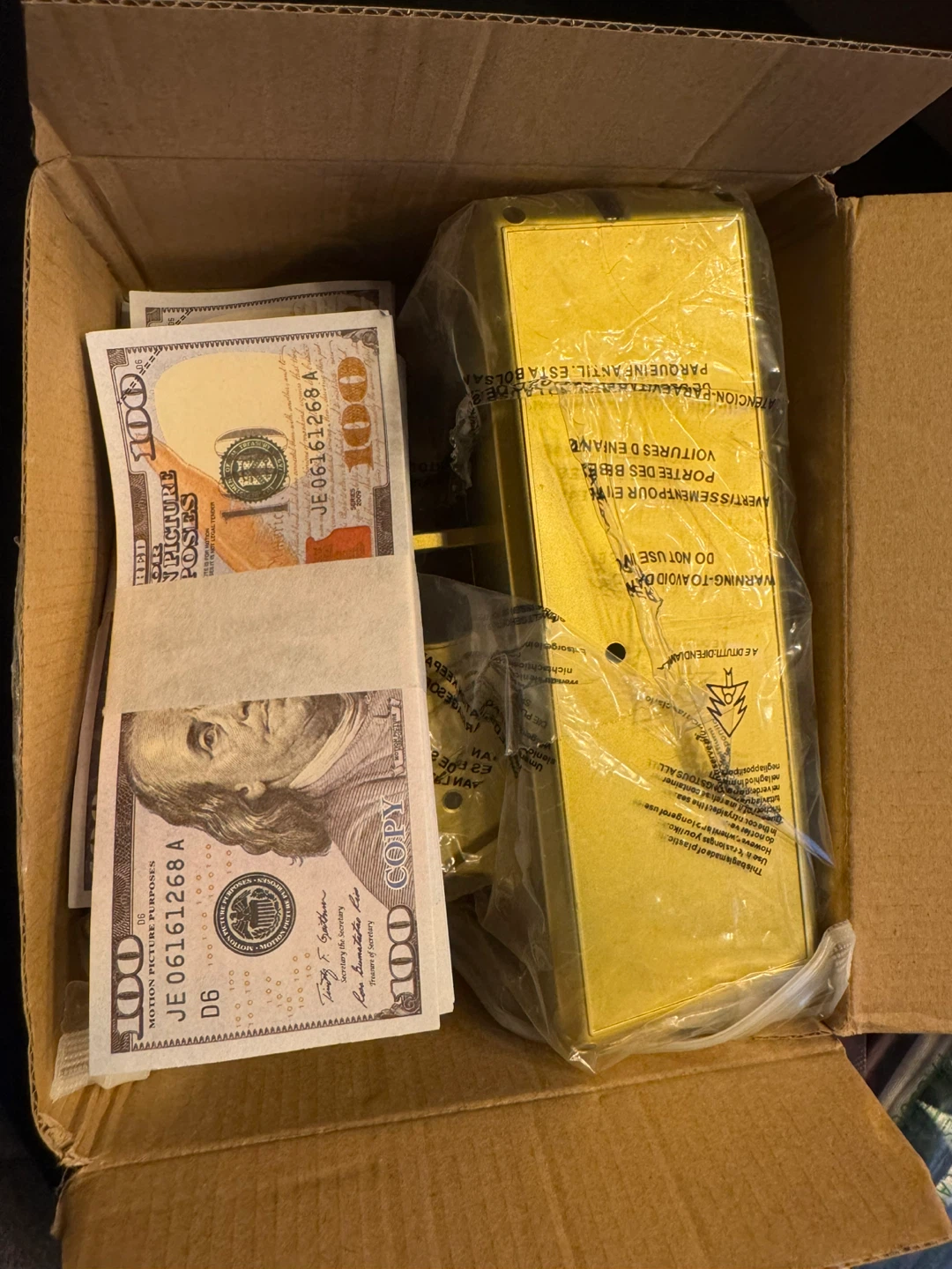 Handheld Money dispensing machine - Gold - BNIB - photo 3