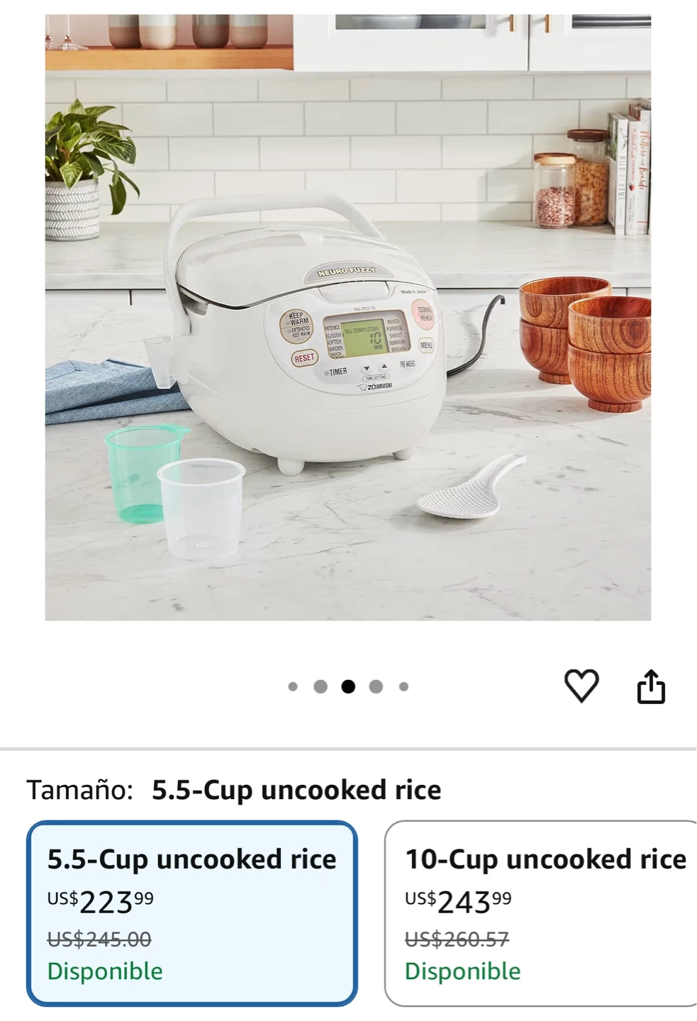 Zojirushi NS-ZCC10 Rice Cooker - photo 4