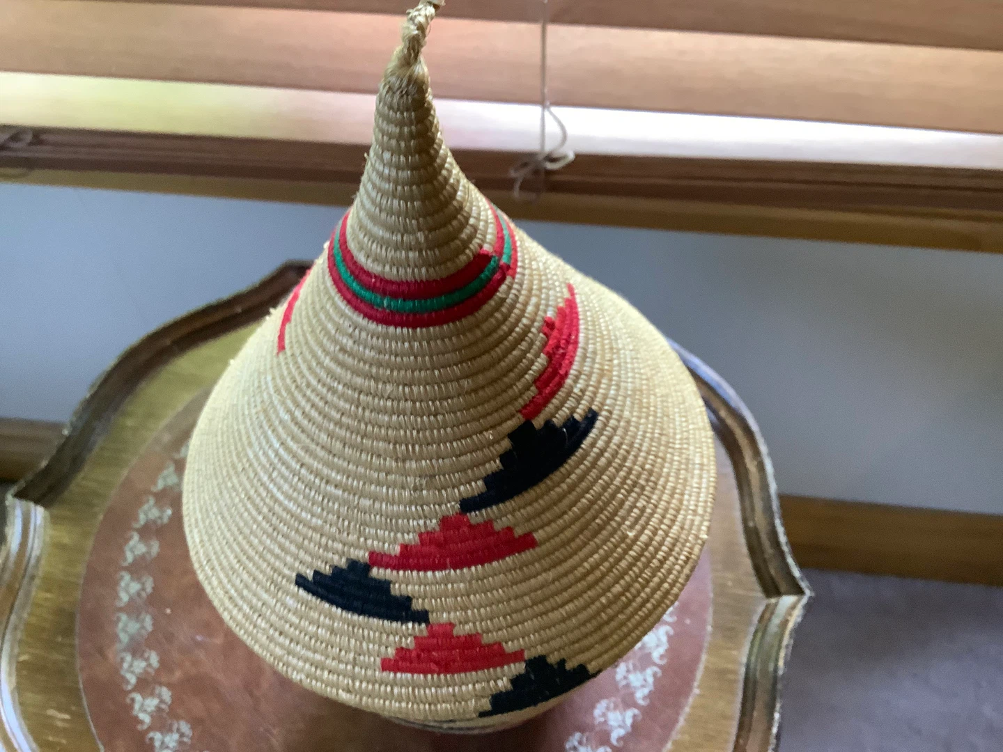 Orig Hd Crafted Rwanda “Peace Basket” 🐞 - photo 2