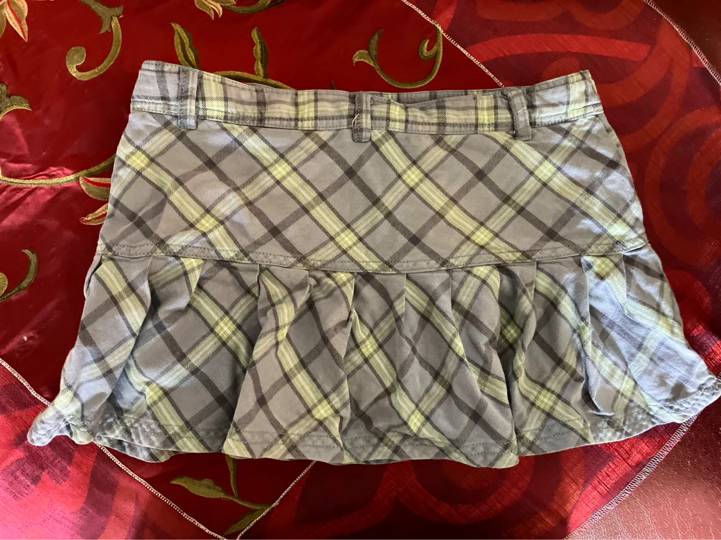 Greendog Plaid Mini Skirt - photo 4