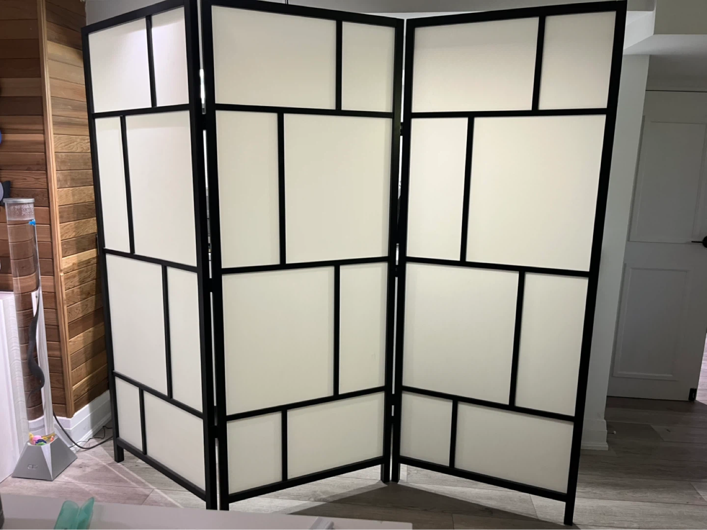 IKEA RISSOR Room Divider - White/Black