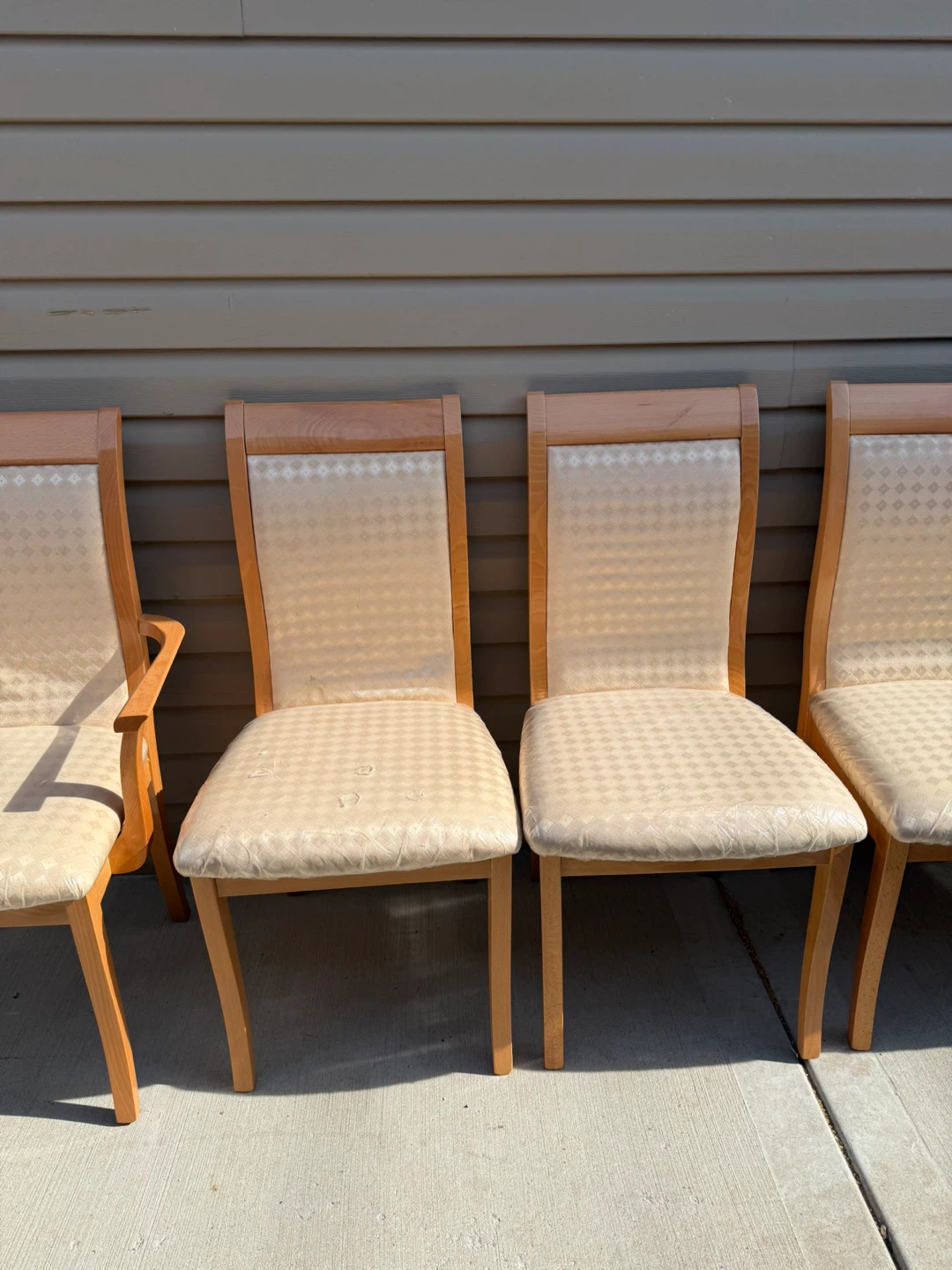 Set of 6 Upholstered Dining Chairs - photo 2