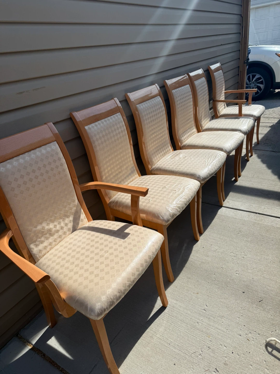 Set of 6 Upholstered Dining Chairs - photo 4