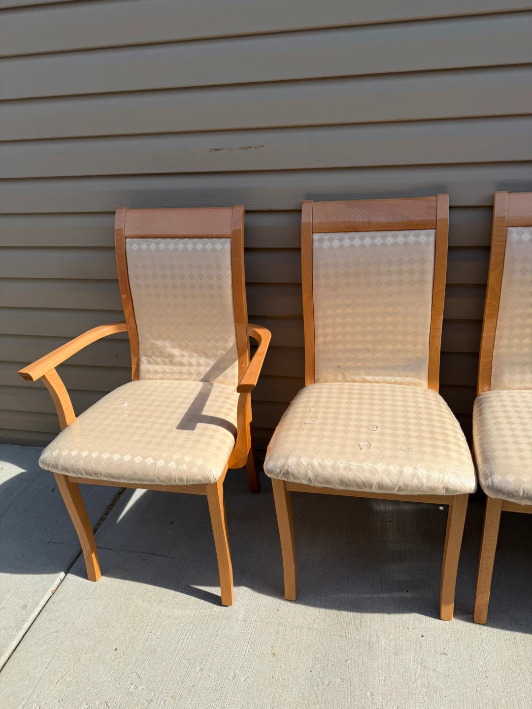 Set of 6 Upholstered Dining Chairs - photo 3