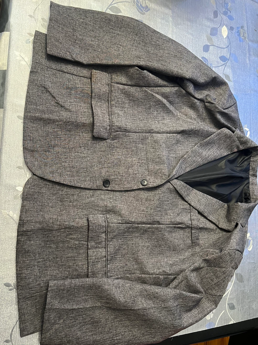 Men's Grey Blazer 6XL