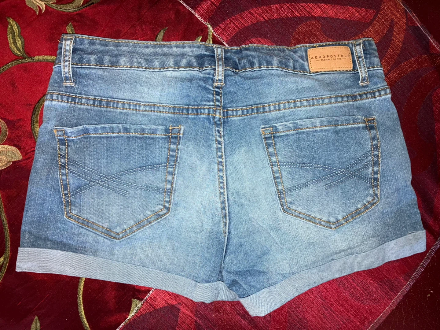 Aeropostale Women's Denim Shorty Shorts Size 4 - photo 2
