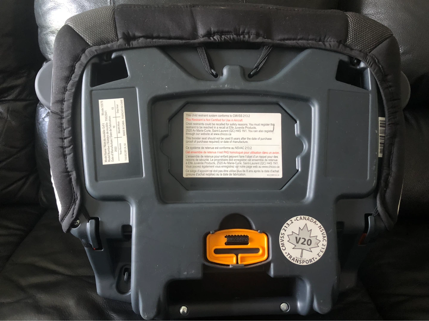 Chicco GoFit Booster Car Seat - photo 4