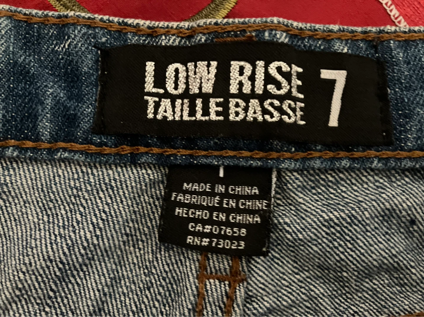 Low Rise Ripped Denim Shorts Size 7 - photo 5