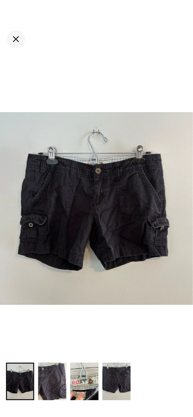 Roxy Cargo Shorts Women's Size 7