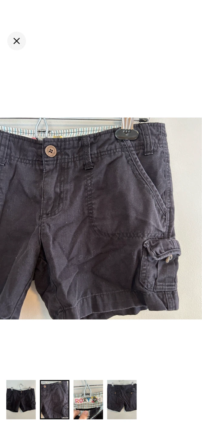 Roxy Cargo Shorts Women's Size 7 - photo 2