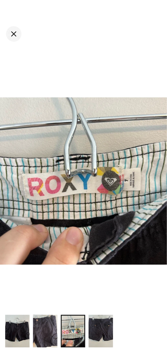 Roxy Cargo Shorts Women's Size 7 - photo 3