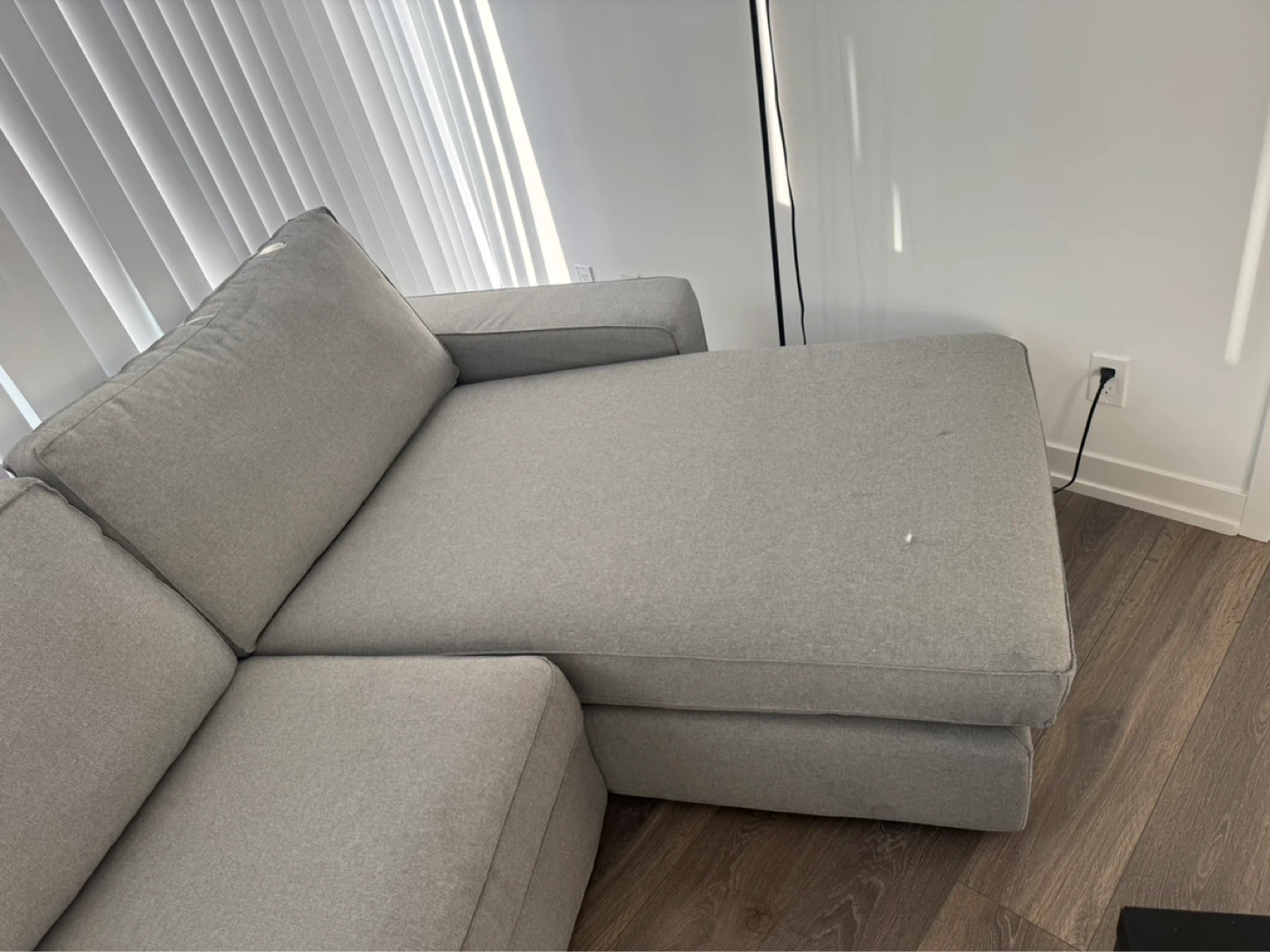 IKEA KIVIK Sofa with Chaise Lounge - Tibbleby Beige/Gray - photo 3