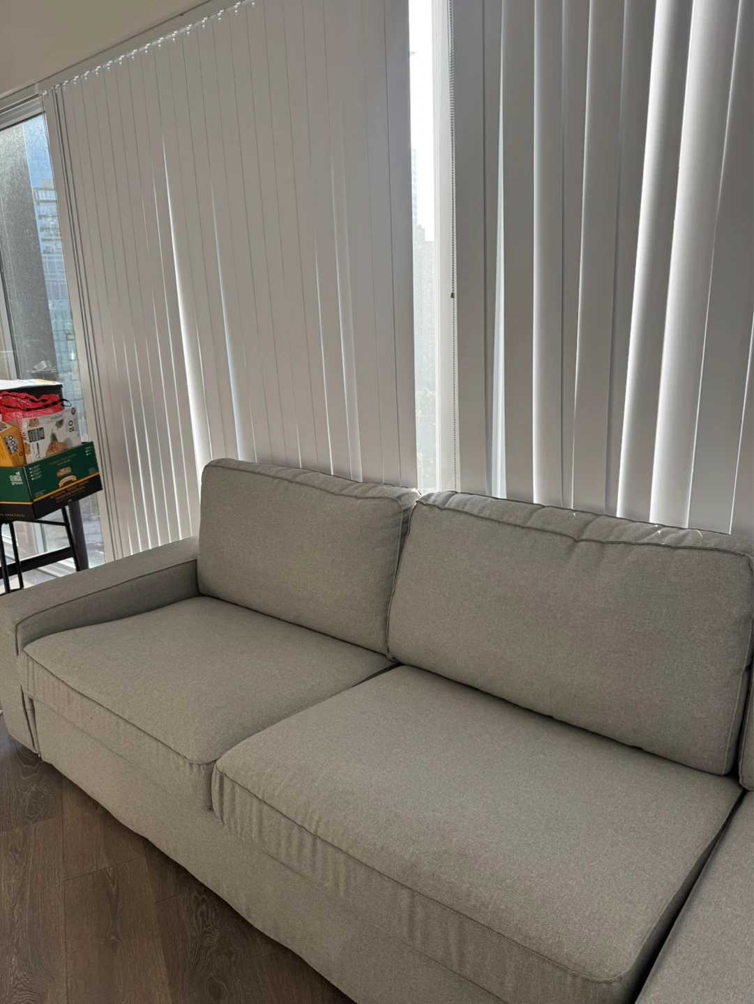 IKEA KIVIK Sofa with Chaise Lounge - Tibbleby Beige/Gray - photo 2