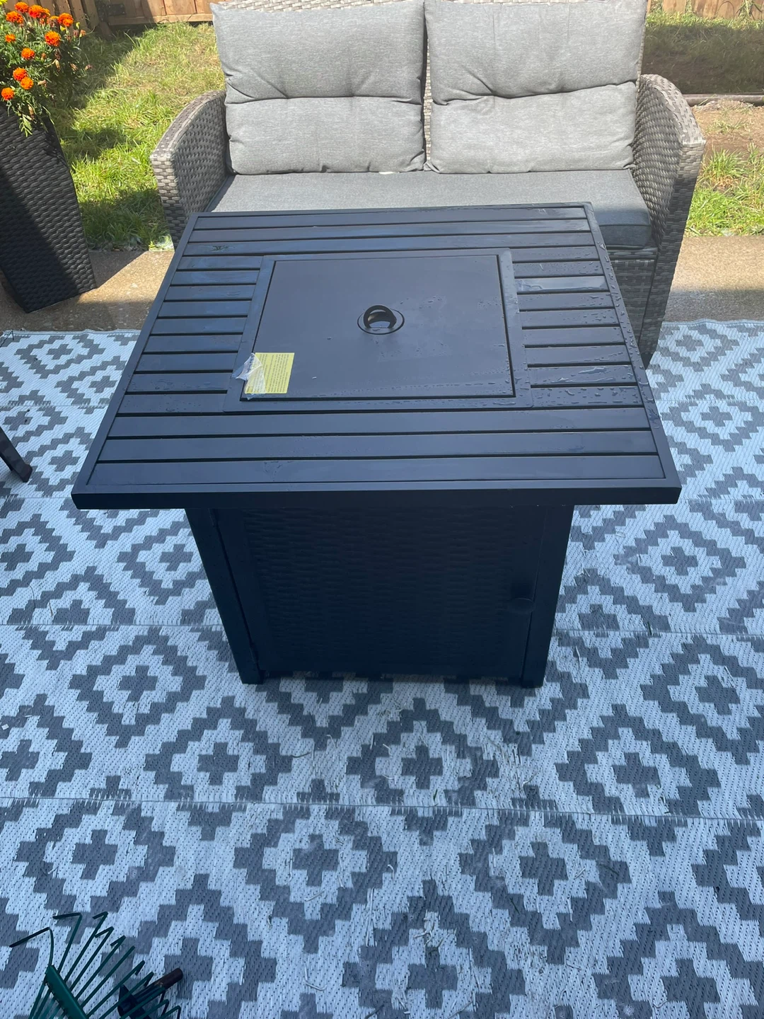 34'' Propane Fire Pit Table, 50,000 BTU