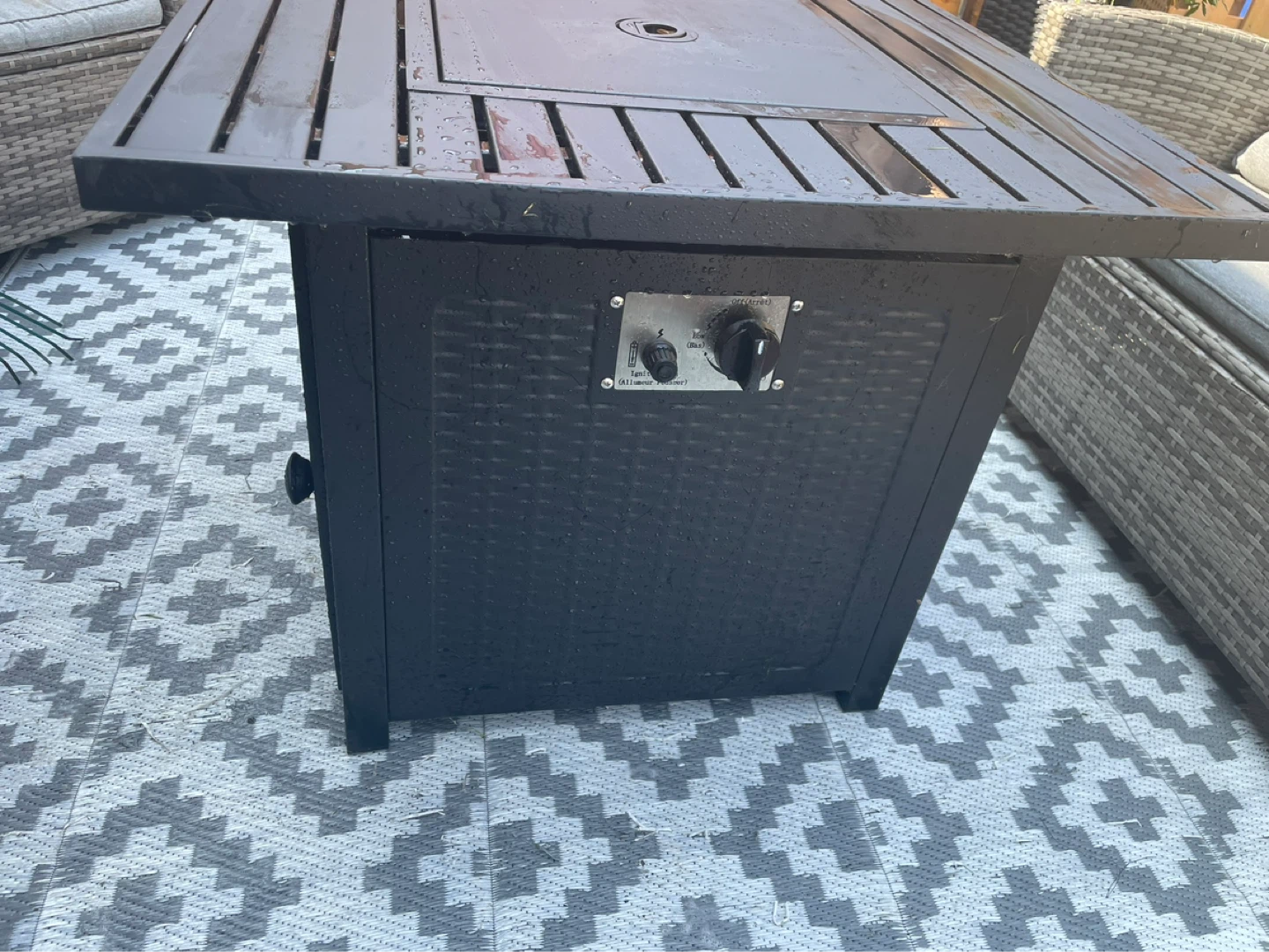 34'' Propane Fire Pit Table, 50,000 BTU - photo 5