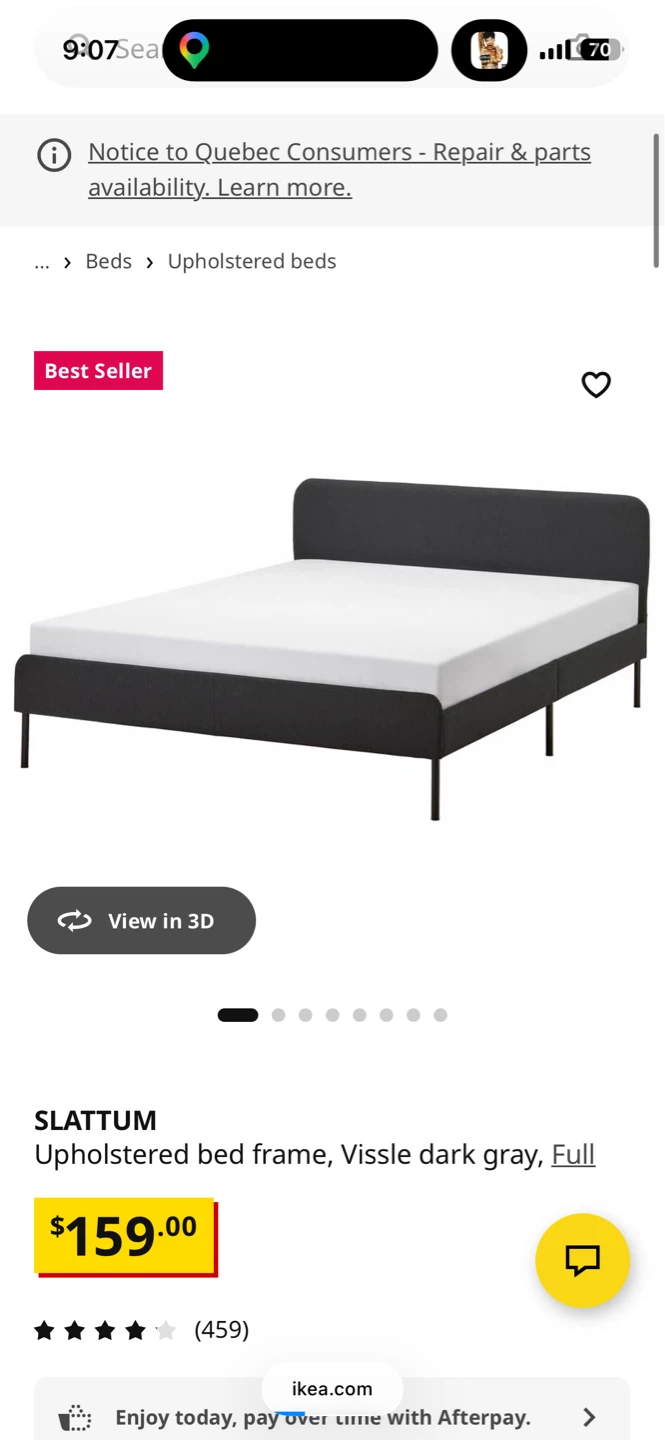 BED FRAME AND MATTRESS - photo 2