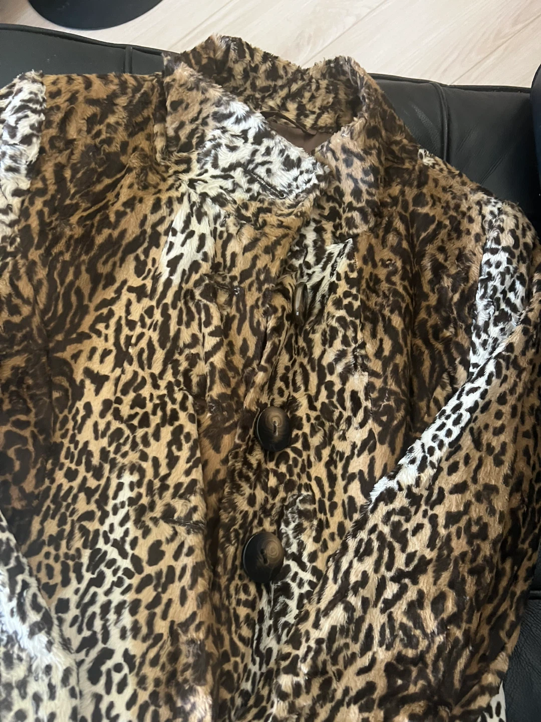 Leopard Print Faux Fur Coat - photo 4