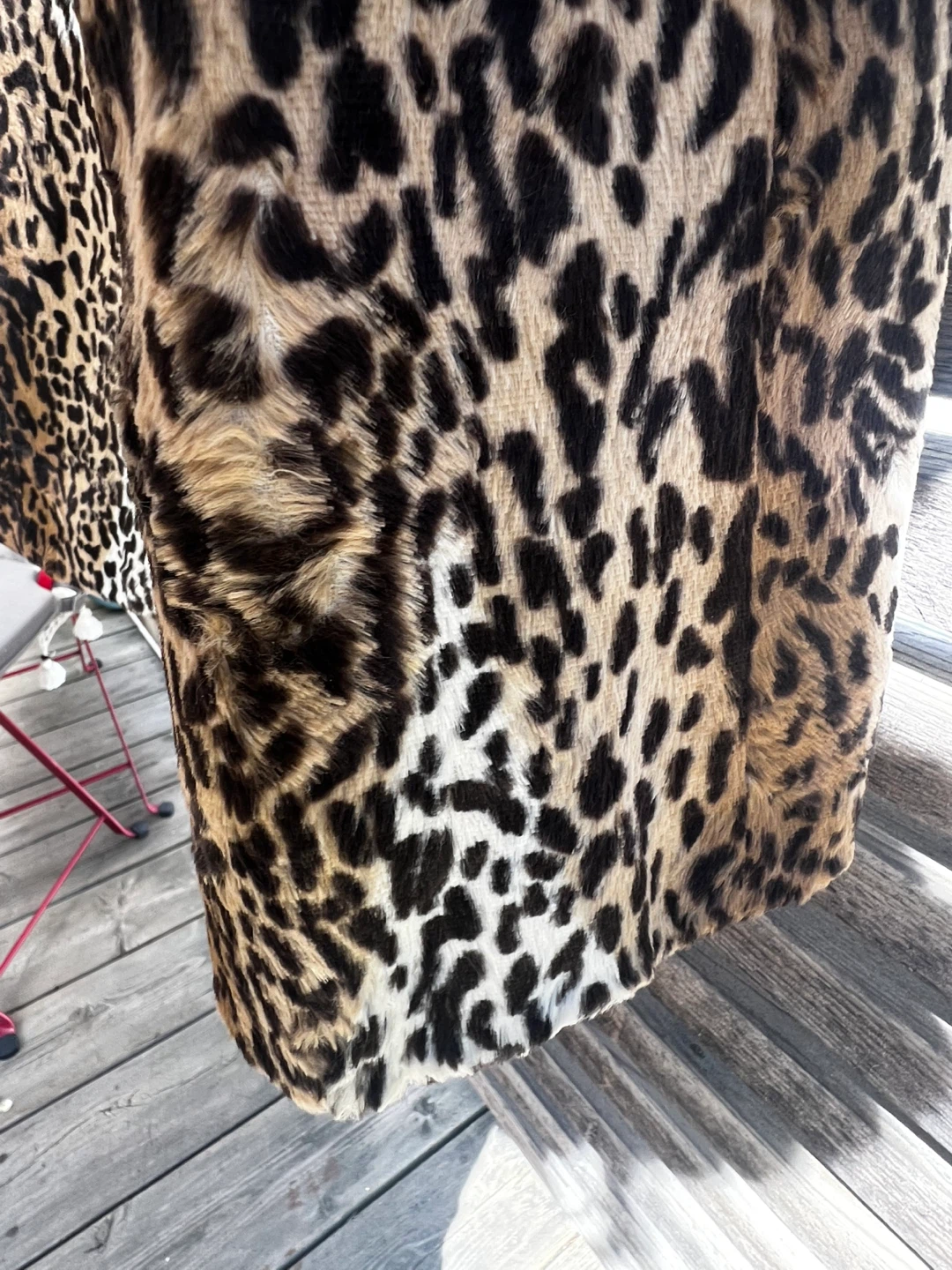 Leopard Print Faux Fur Coat - photo 2